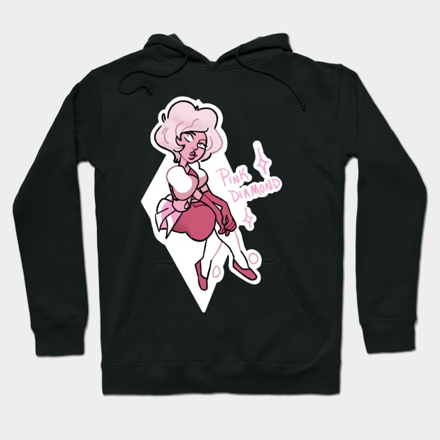 Pink Diamond Hoodie by InfiniteArtist